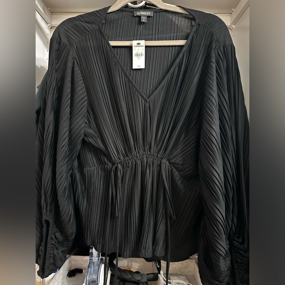 Express Black Blouse size small